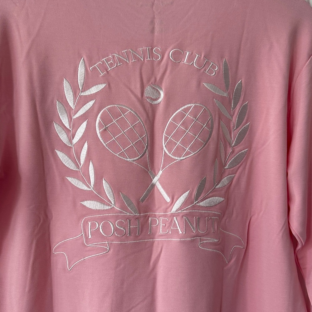 Posh Peanut Floral Pink Tennis Skort and Sweater Set - Picture 4 of 4